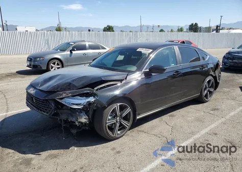 2025 Honda Accord Hybrid Sport из США, поврежденный, VIN 1HGCY2F56SA010468